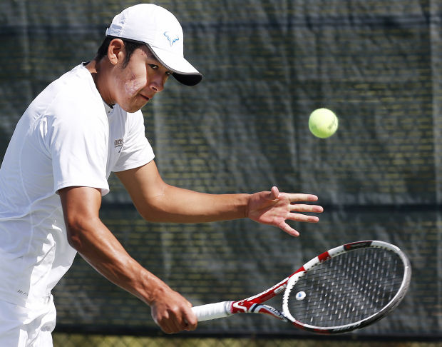 Division II boys playoff tennis